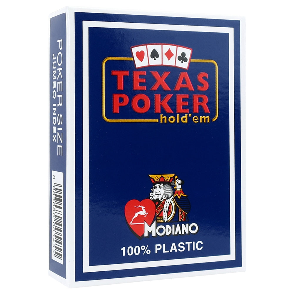Cartas de Póker Modiano 100% Plástico Azul