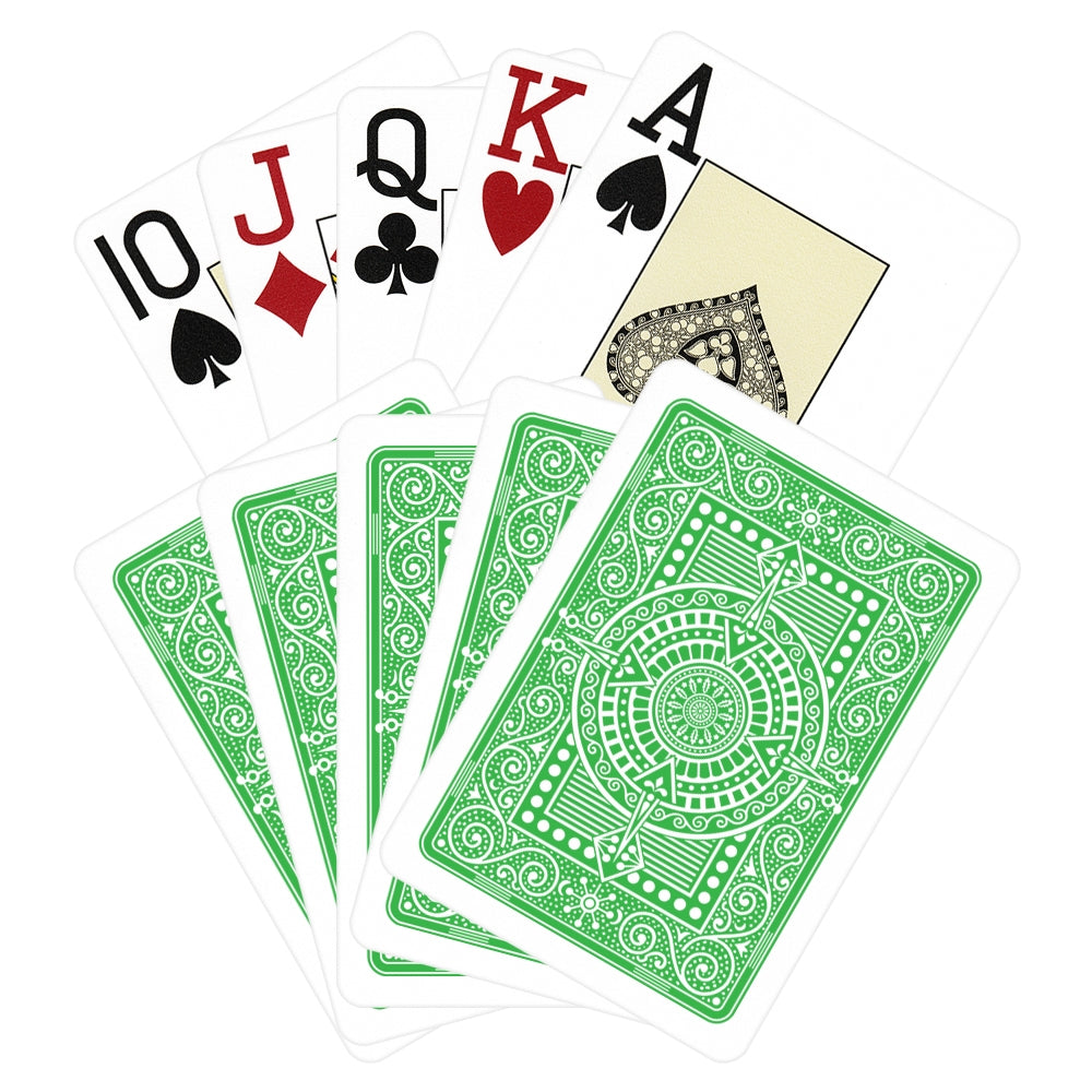 Cartas de Póker Modiano 100% Plástico Verde Claro