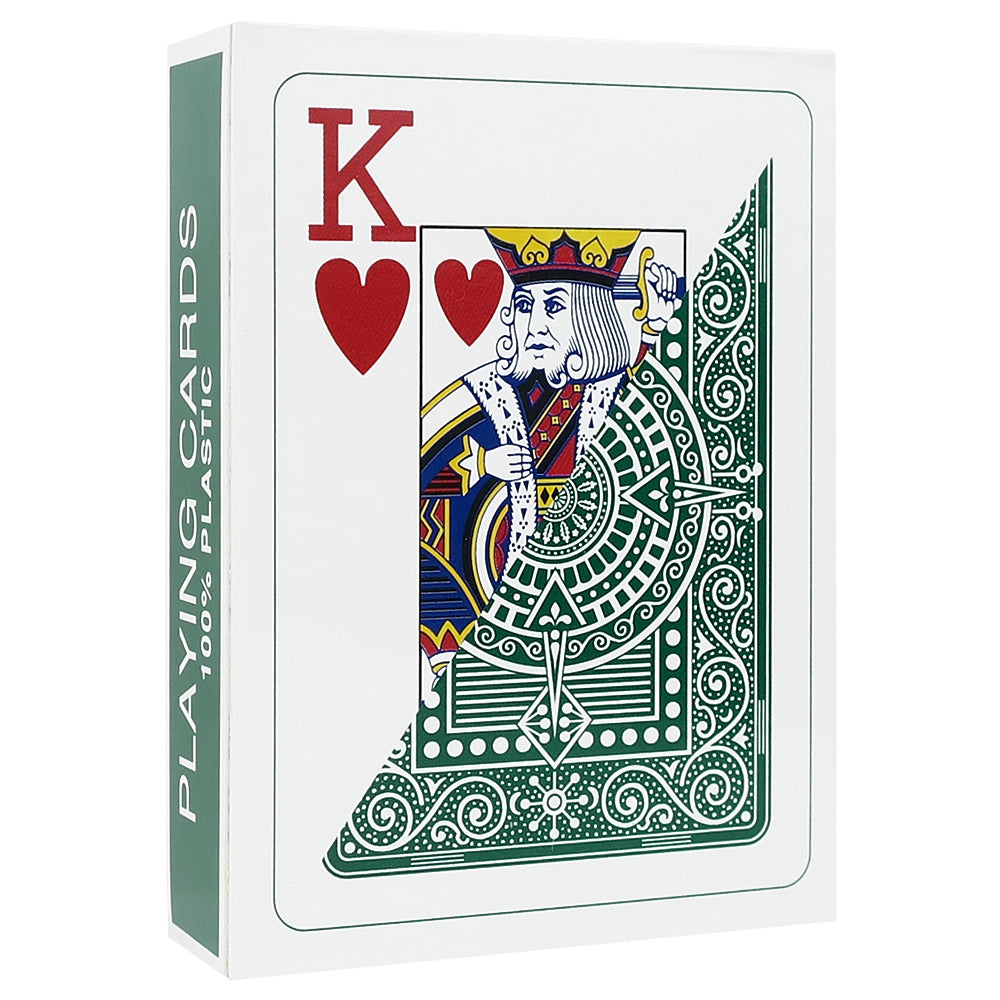 Cartas de Póker Modiano 100% Plástico Verde Oscuro
