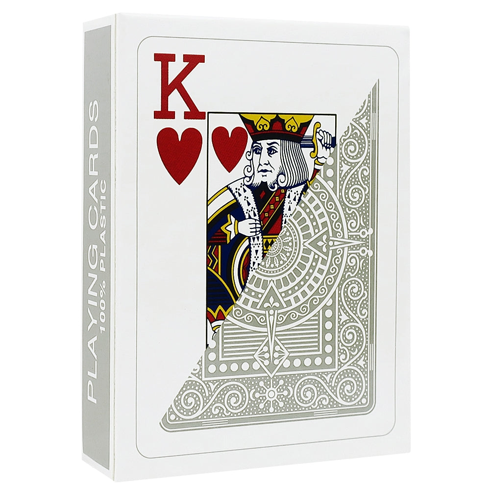 Cartas de Póker Modiano 100% Plástico Gris