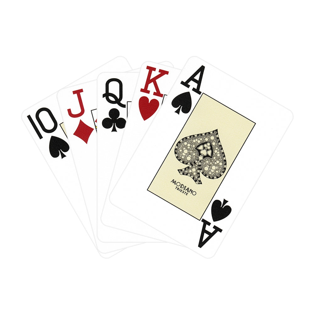 Cartas de Póker Modiano 100% Plástico Naranja