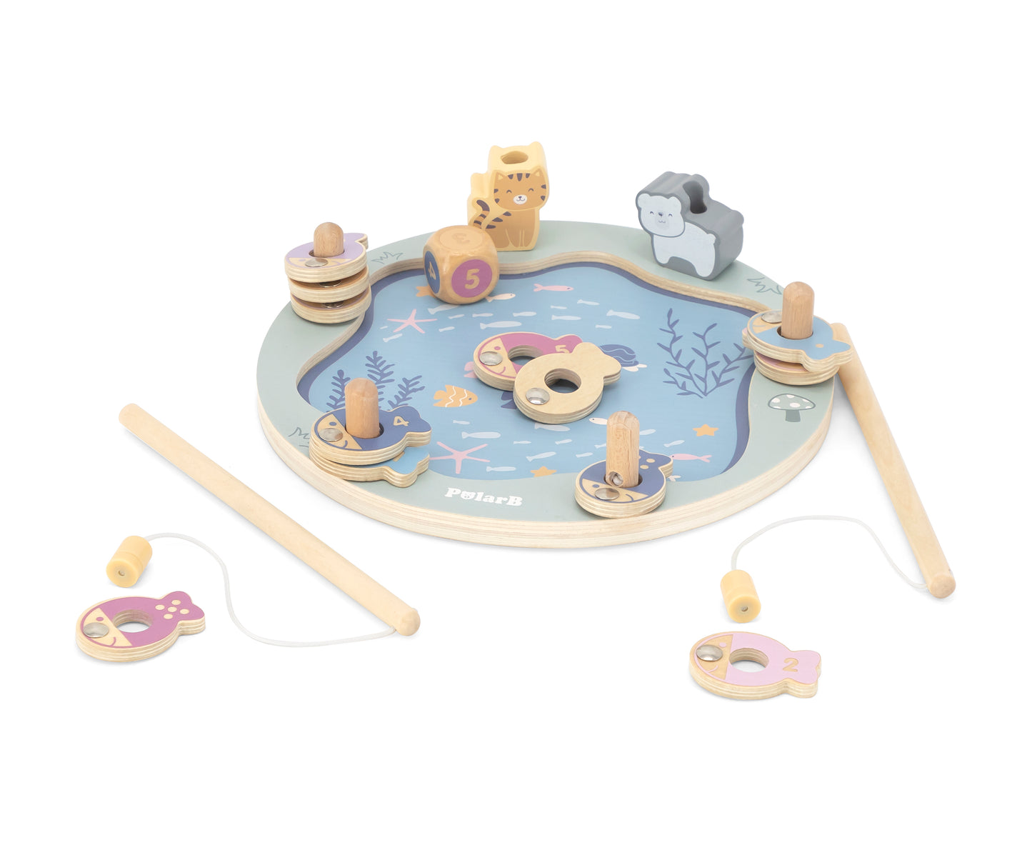 Juego de pesca magnético Polarb