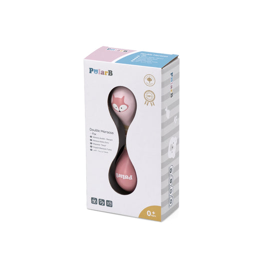 Maraca doble zorro rosa PolarB