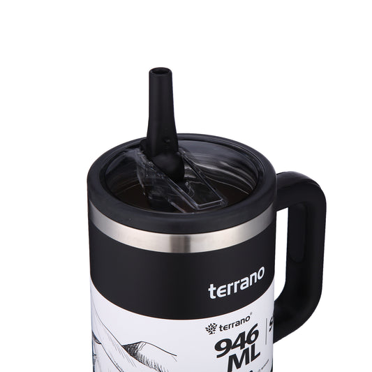 SpotieCup Con Pico 946ml - Negro