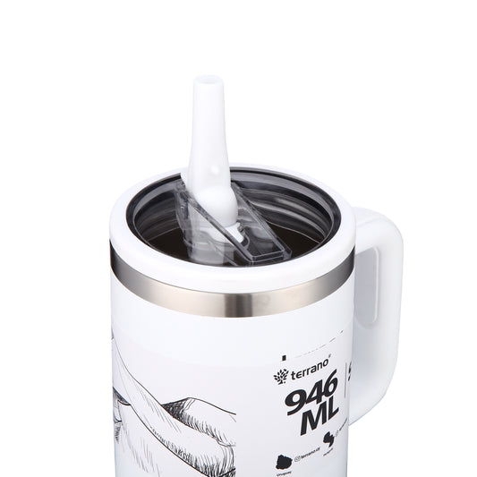 SpotieCup Con Pico 946ml - Blanco