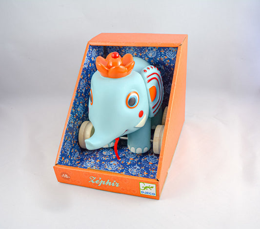 Juego de arrastre elefante Zephir Djeco