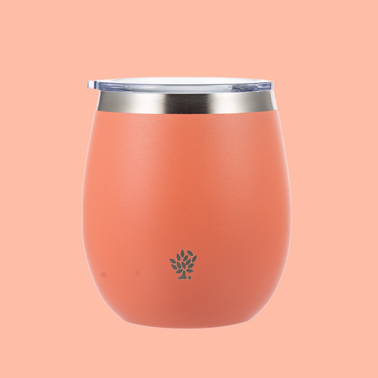 Mate Con Tapa - Coral