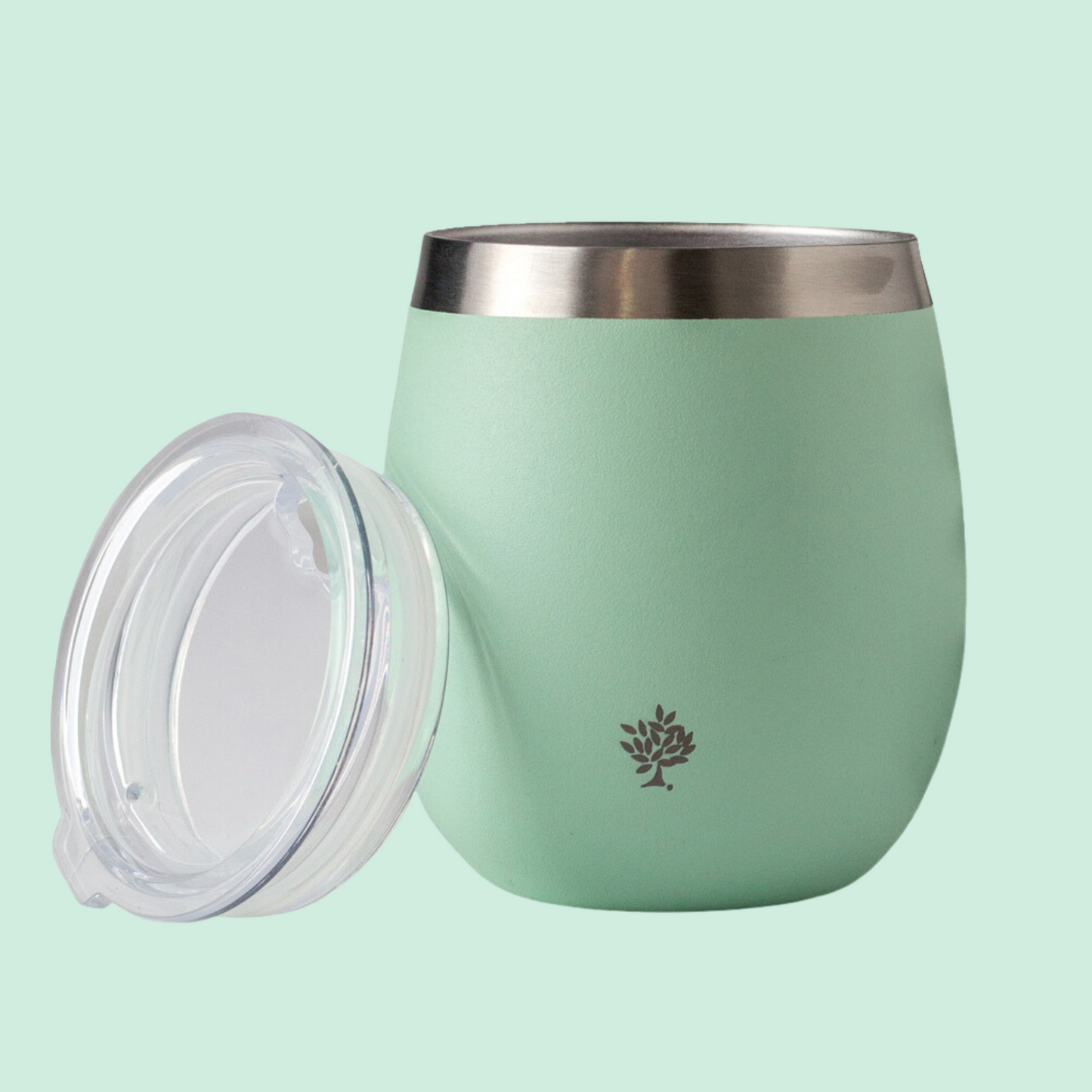 Mate Con Tapa - Verde Agua