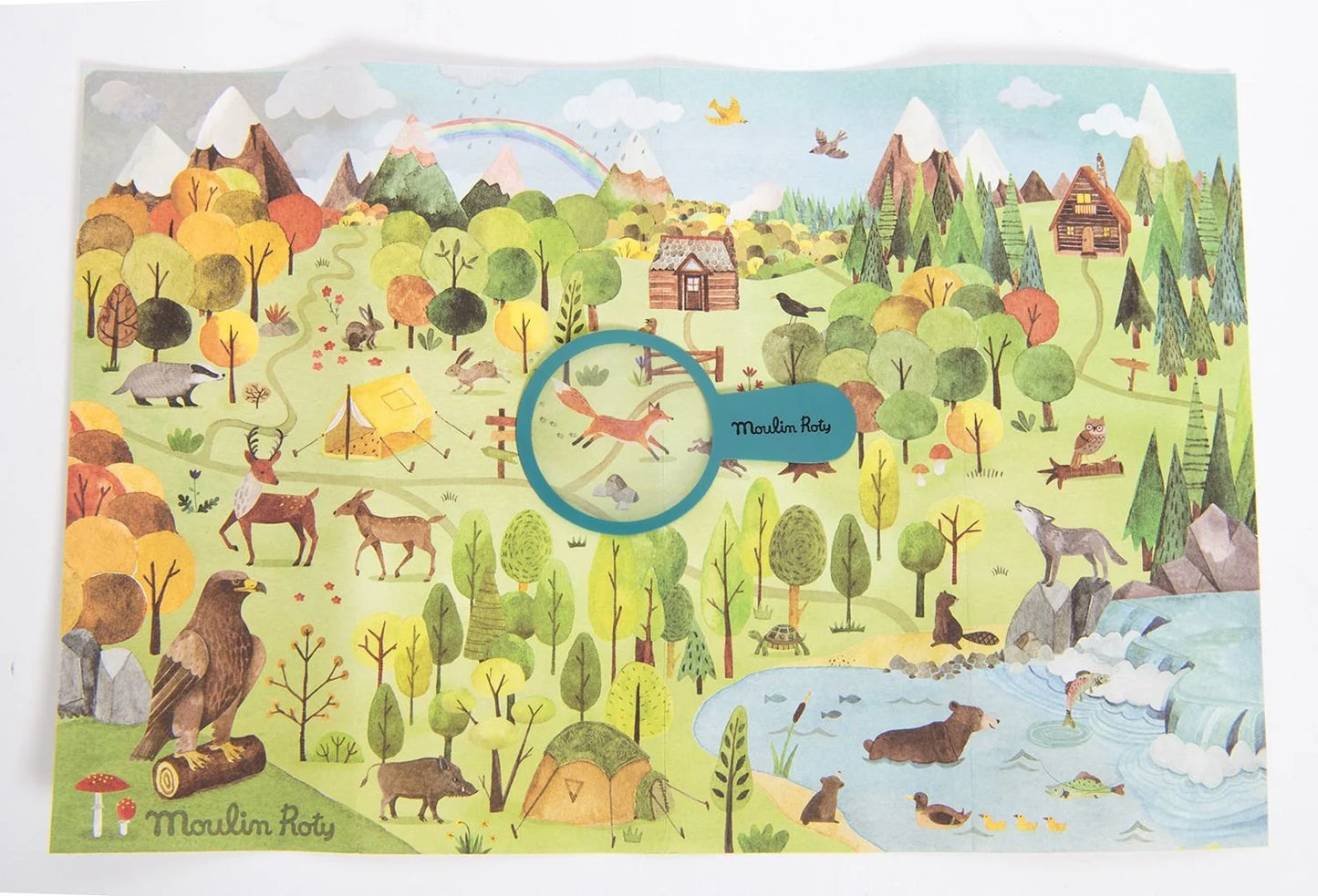 Puzzle Explorador del Bosque 96 pzas Moulin Roty