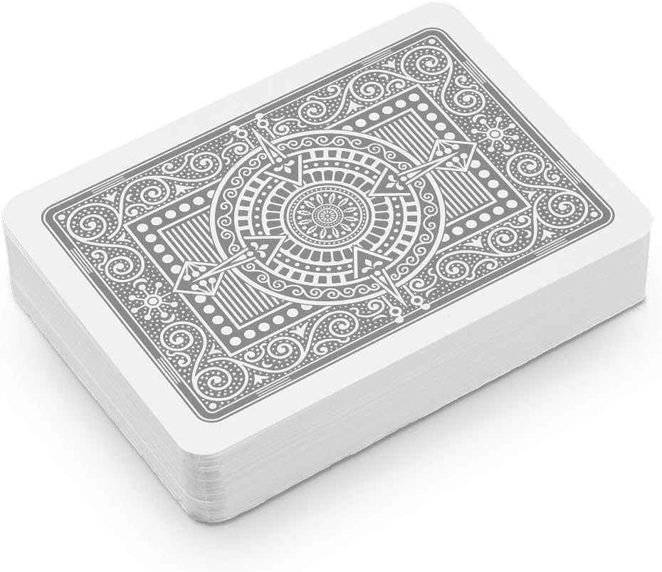 Cartas de Póker Modiano 100% Plástico Gris