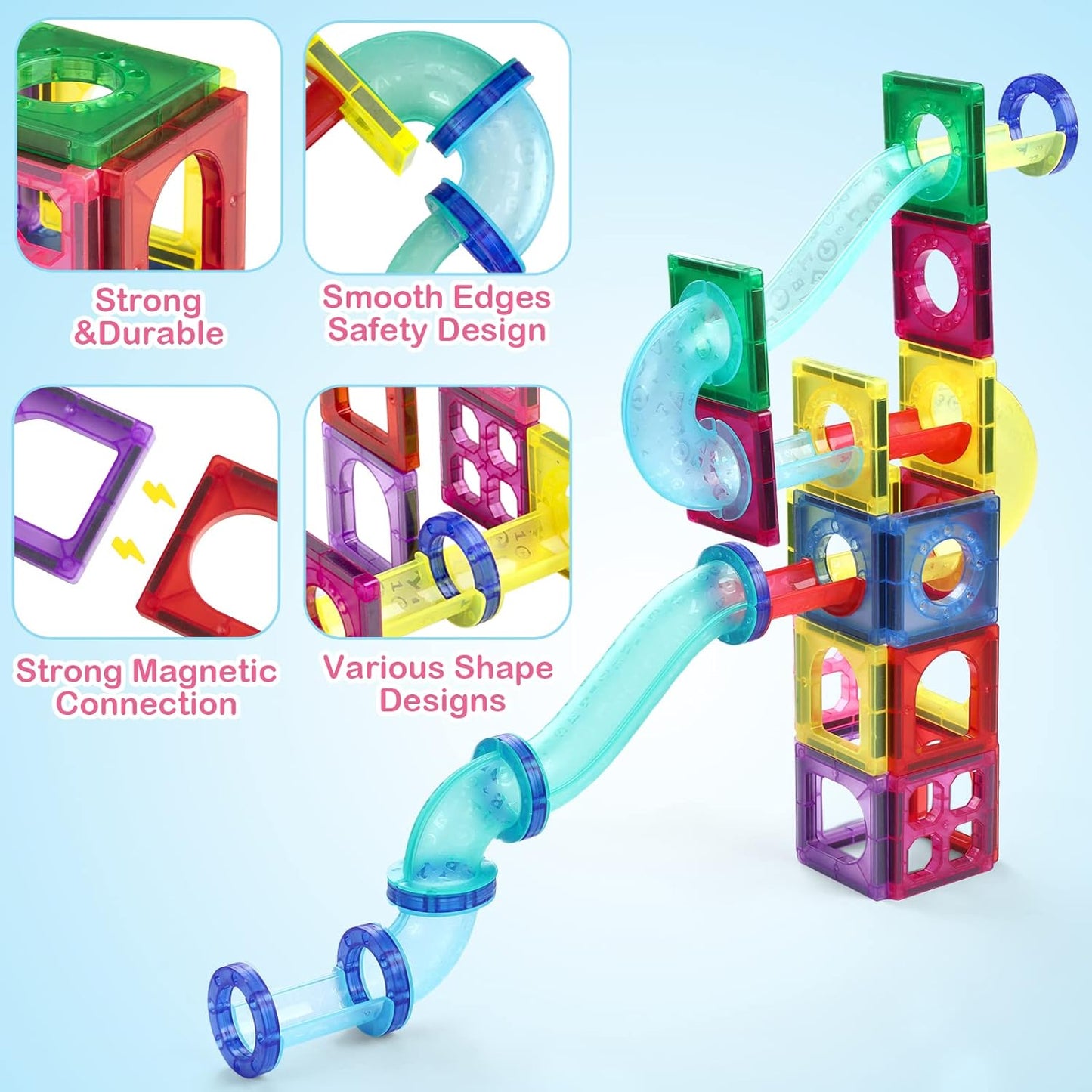 Juego Magnético Tubos STEM