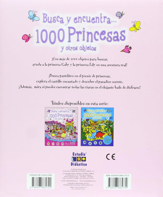 Busca y Encuentra 1000 Princesas y Otros Objetos