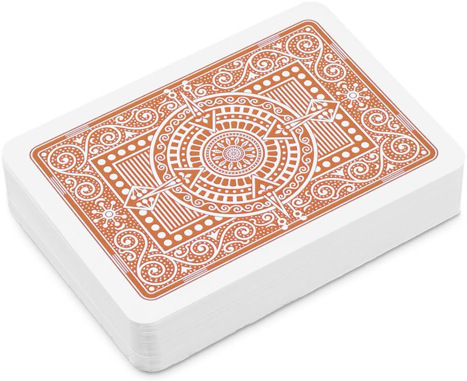 Cartas de Póker Modiano 100% Plástico Naranja