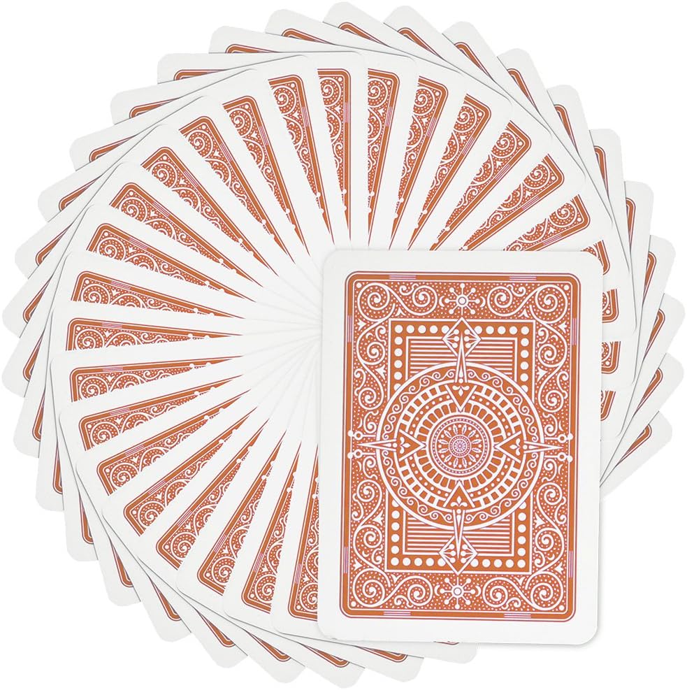 Cartas de Póker Modiano 100% Plástico Naranja
