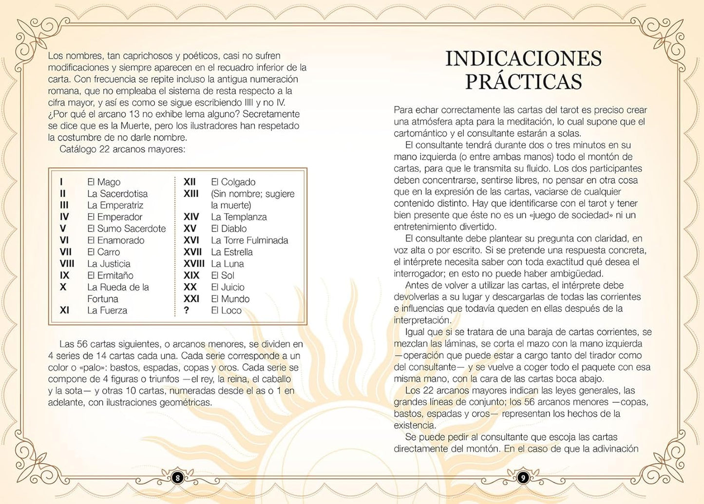 Baraja Dorada Del Tarot Tikal