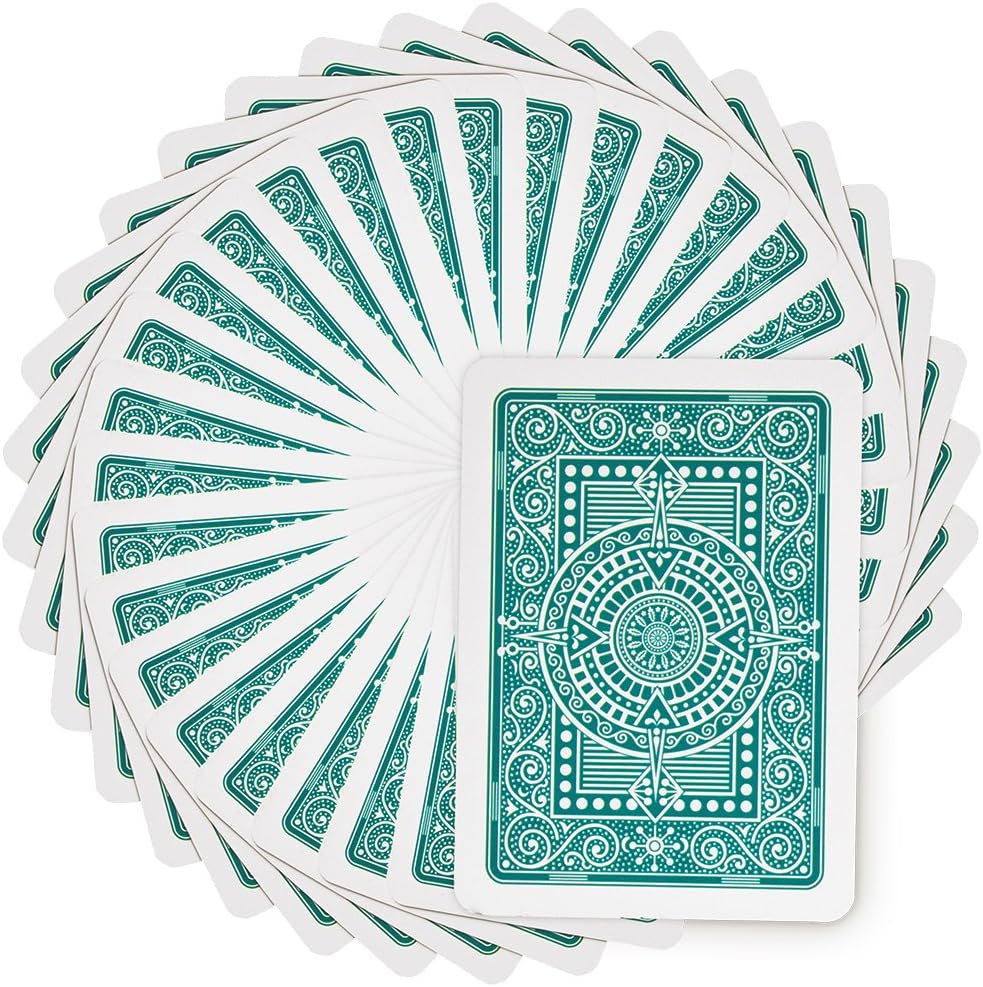 Cartas de Póker Modiano 100% Plástico Verde Oscuro