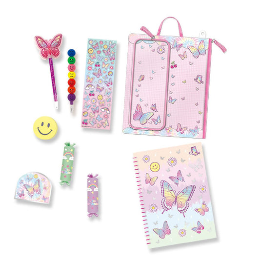 Bolso mariposa cartuchera doble 7 en 1 Hot Focus