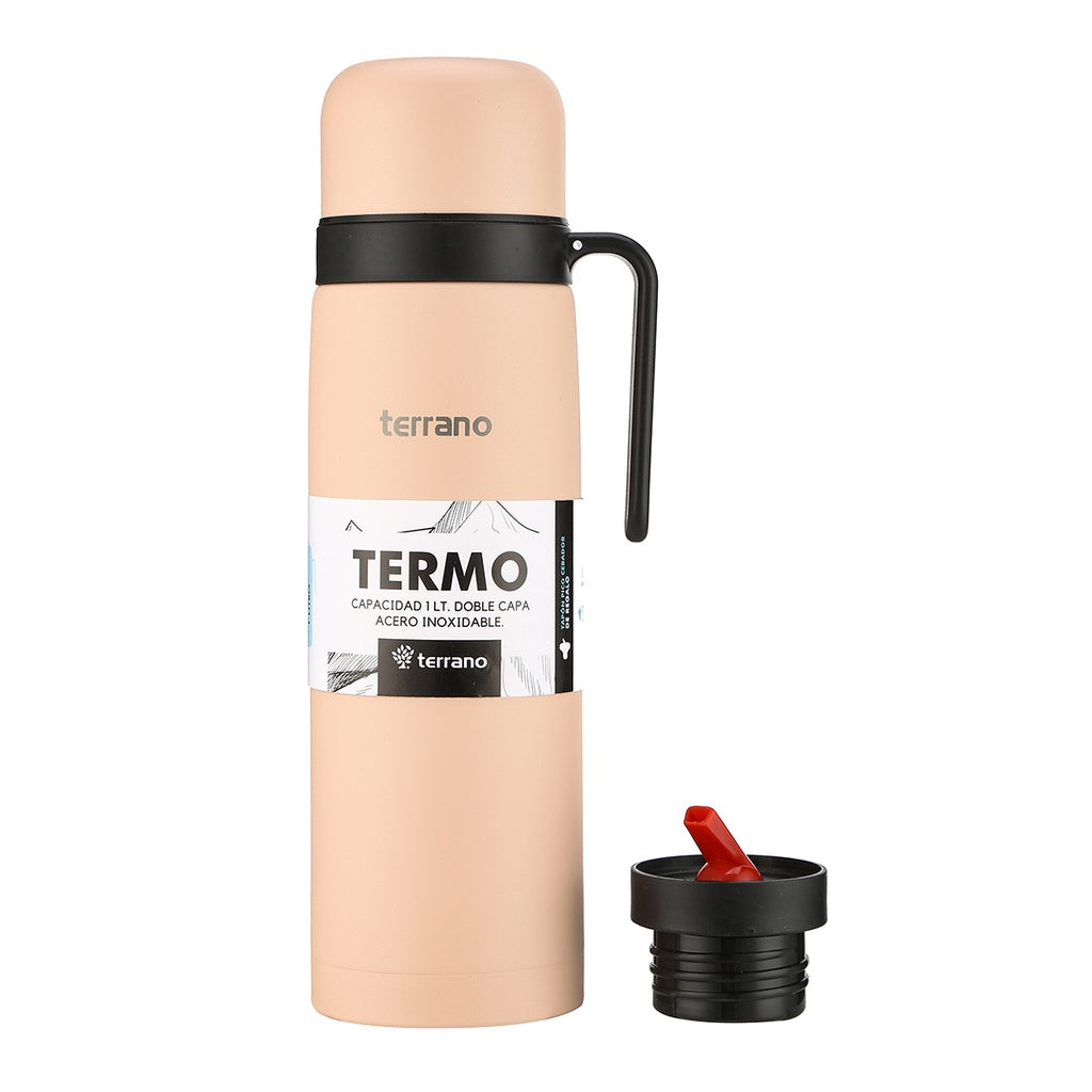 Termo 1Lt. Manija Rígida - Rosa