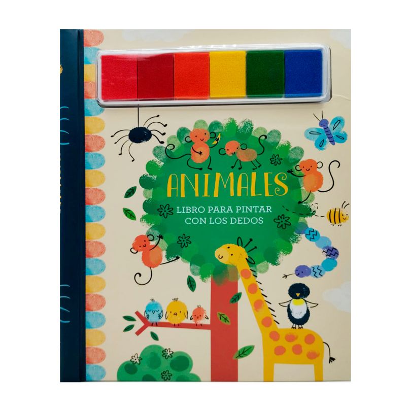 Libro Animales para pintar con los dedos