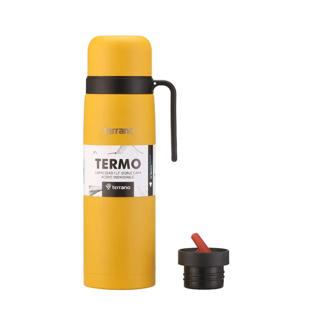 Termo 1Lt. Manija Rígida - Mostaza