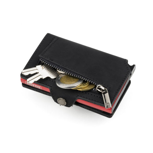 Billetera Kansas Zipper - Dark Red