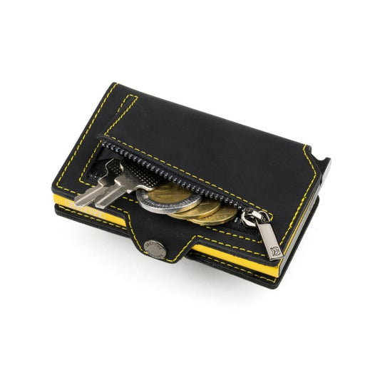 Billetera Kansas Zipper - Golden Black