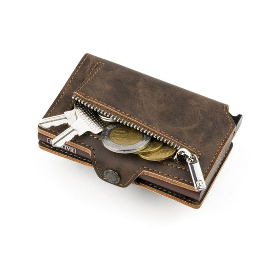 Billetera Kansas Zipper - Pard Brown