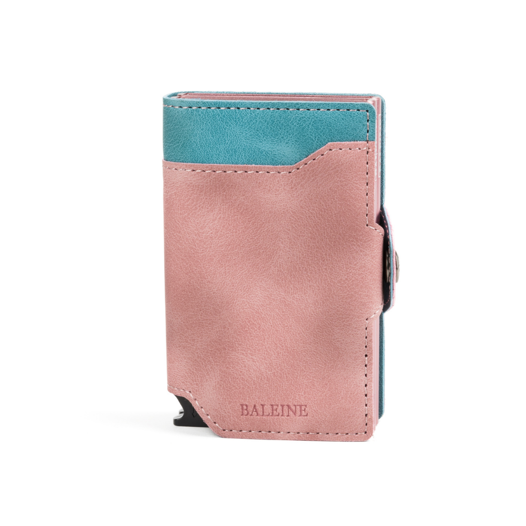 Billetera Double Alabama - Aqua Rose