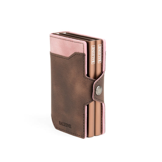 Billetera Double Alabama - Rose Brown