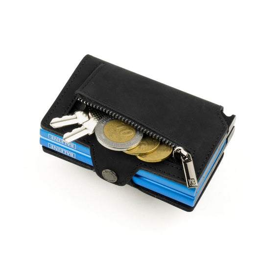 Billetera Double Kansas Zipper - Dark Blue