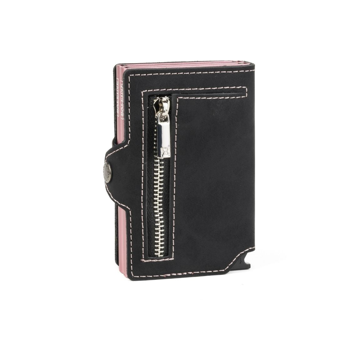 Billetera Double Kansas Zipper - Dark Pink