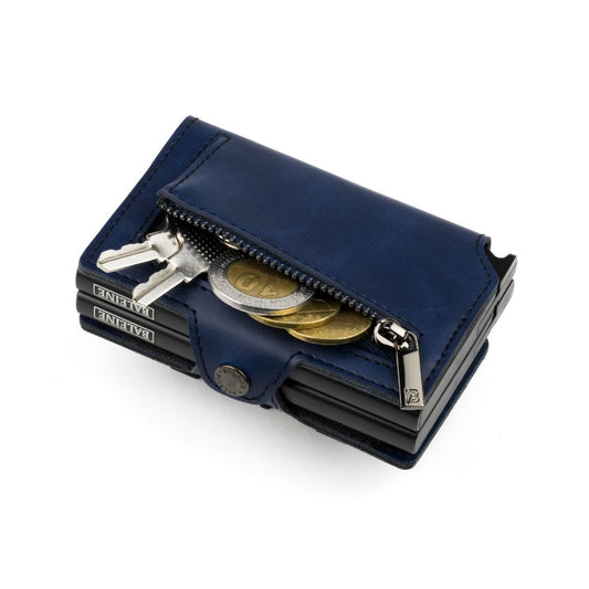 Billetera Double Kansas Zipper - Midnight Navy