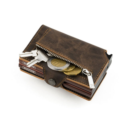 Billetera Double Kansas Zipper - Pard Brown