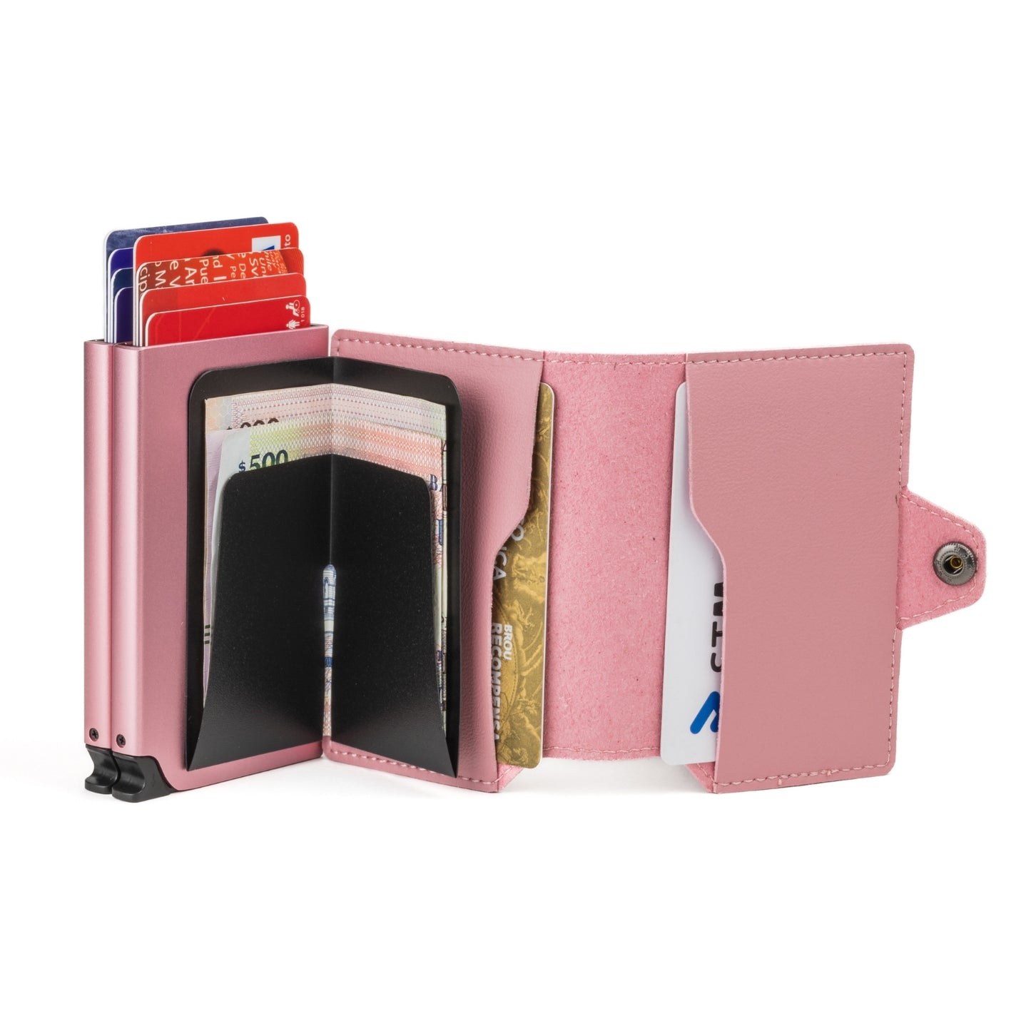 Billetera Double Kansas - Pastel Pink