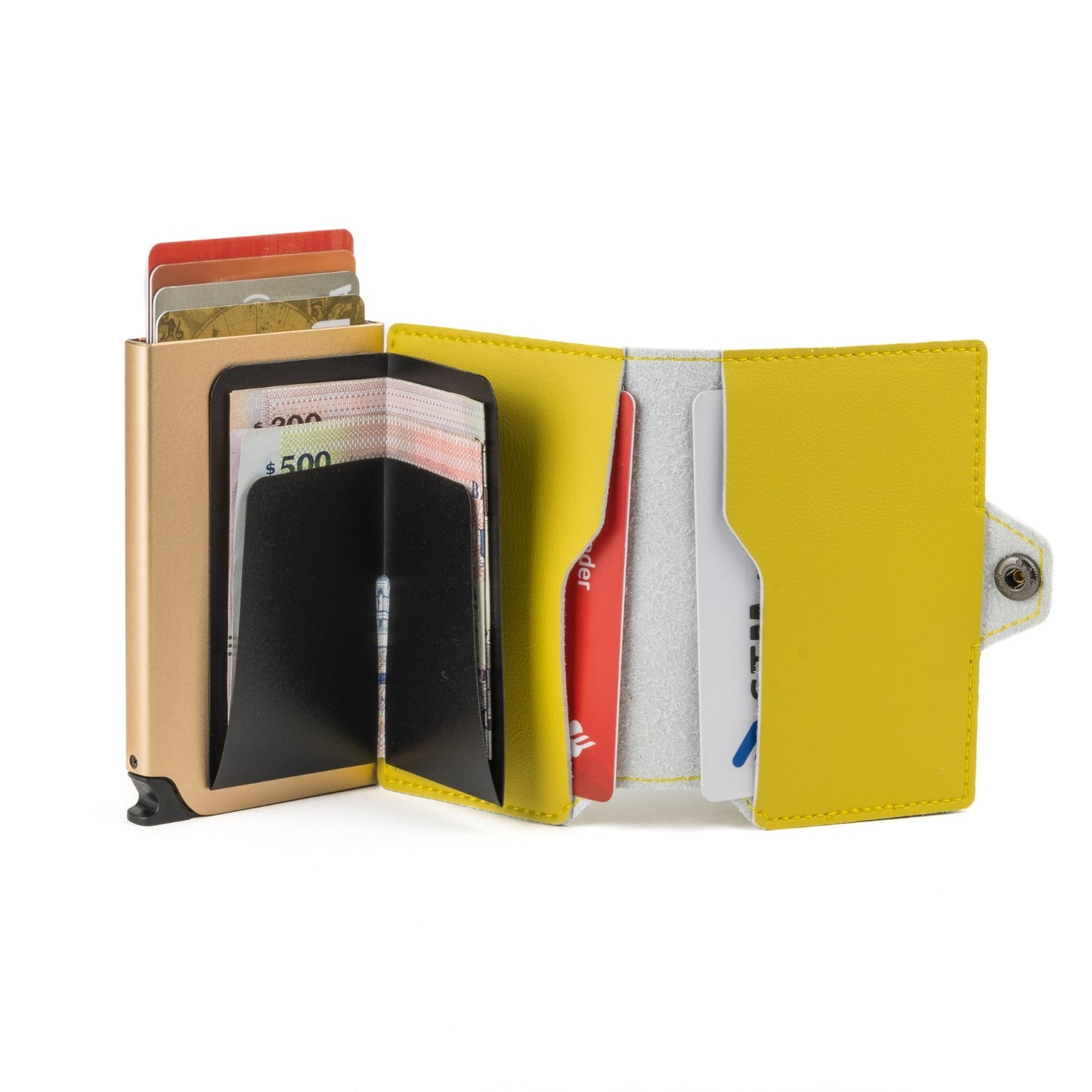 Billetera Kansas - Pastel Mustard
