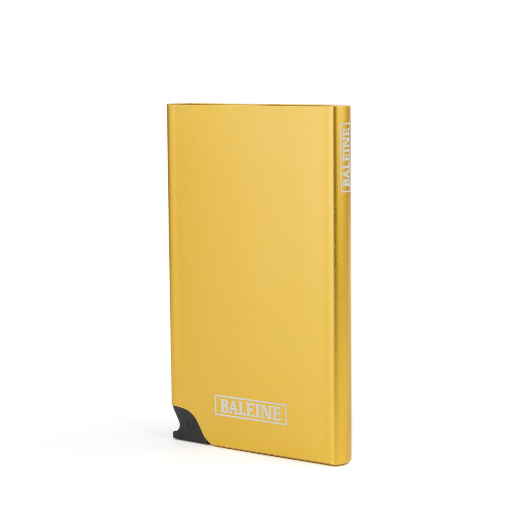 Billetera Card Slider - Golden Black