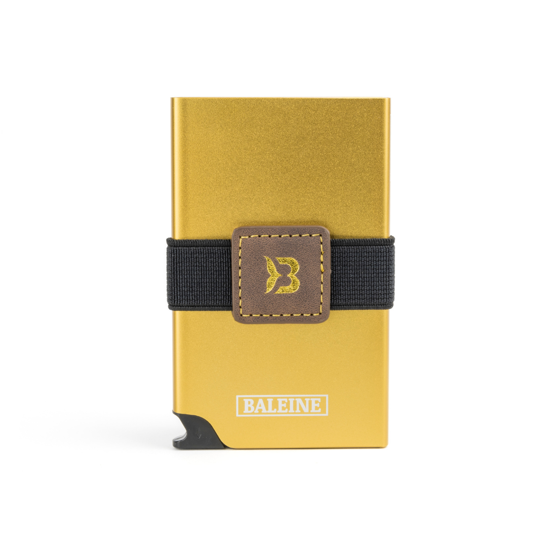 Billetera Card Slider - Golden Black