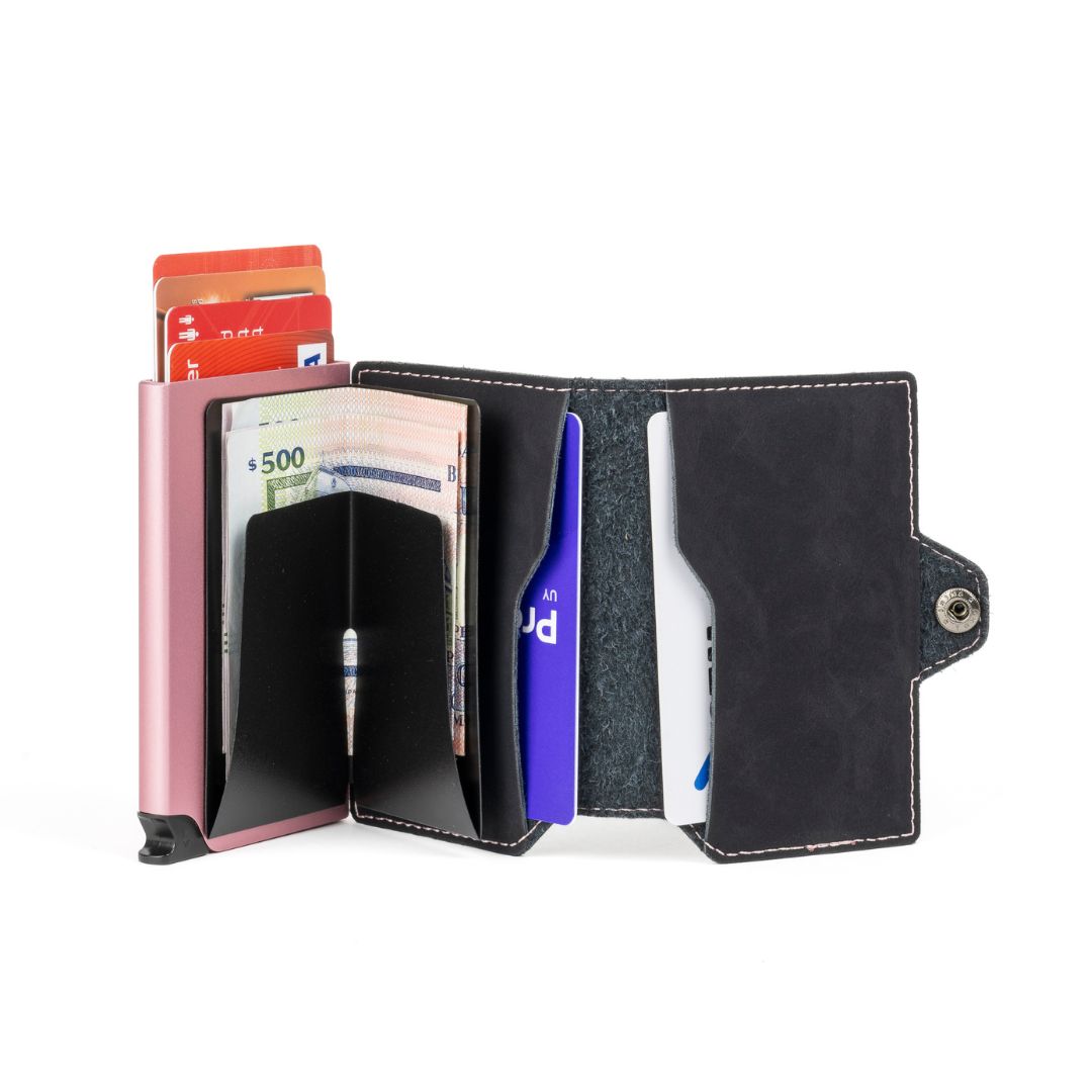 Billetera Kansas Zipper - Dark Pink