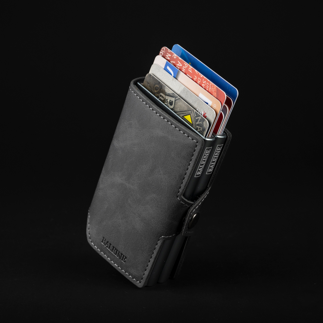 Billetera Double Kansas - Space Grey