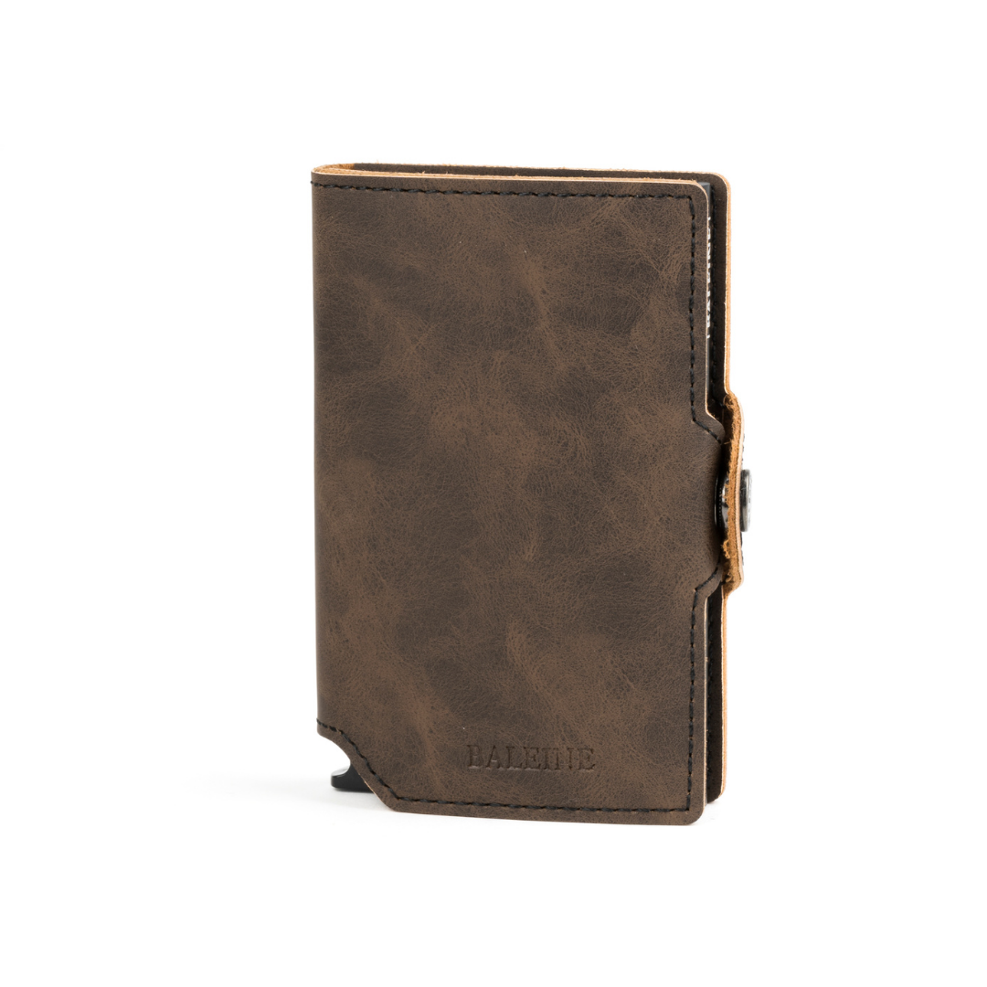 Billetera Kansas Zipper - Deep Brown