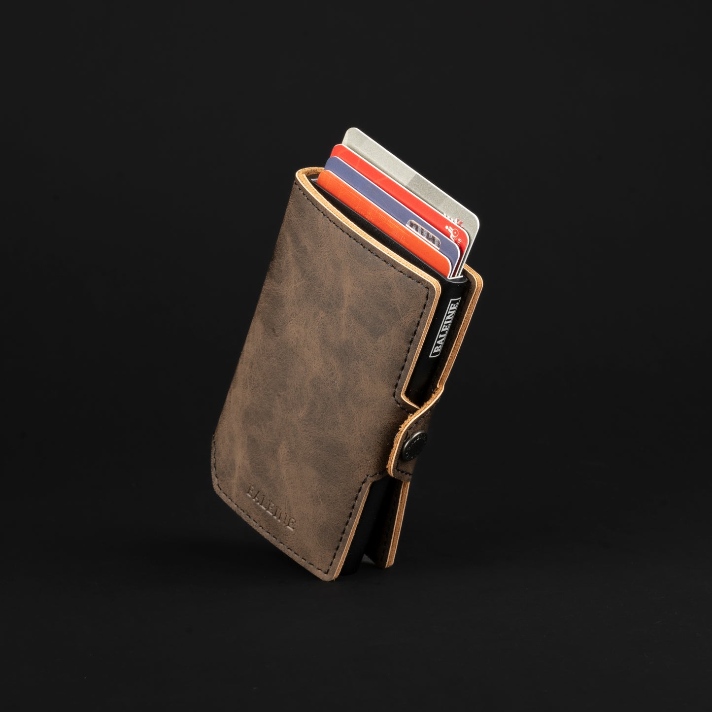 Billetera Kansas Zipper - Deep Brown