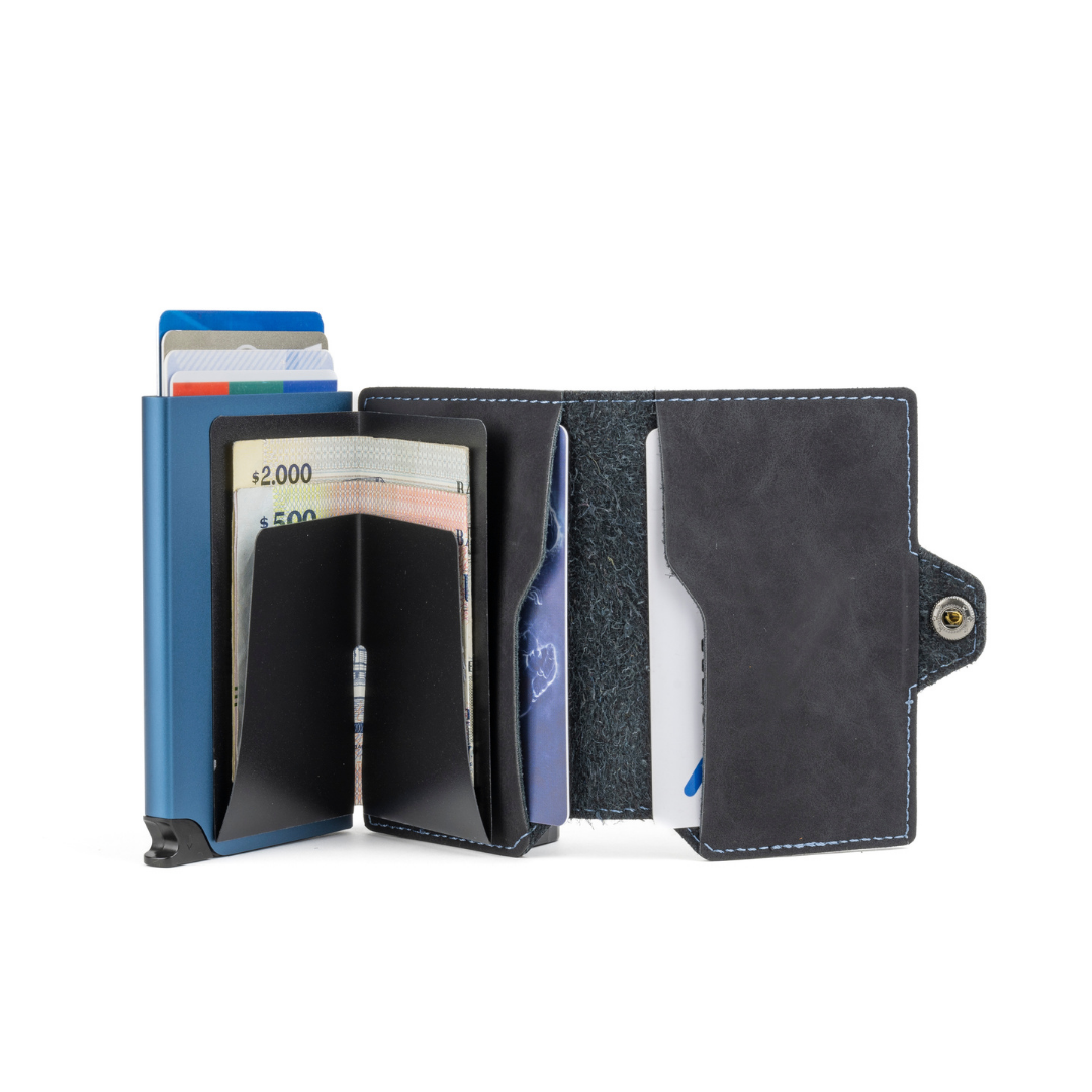 Billetera Kansas Zipper - Deep Navy