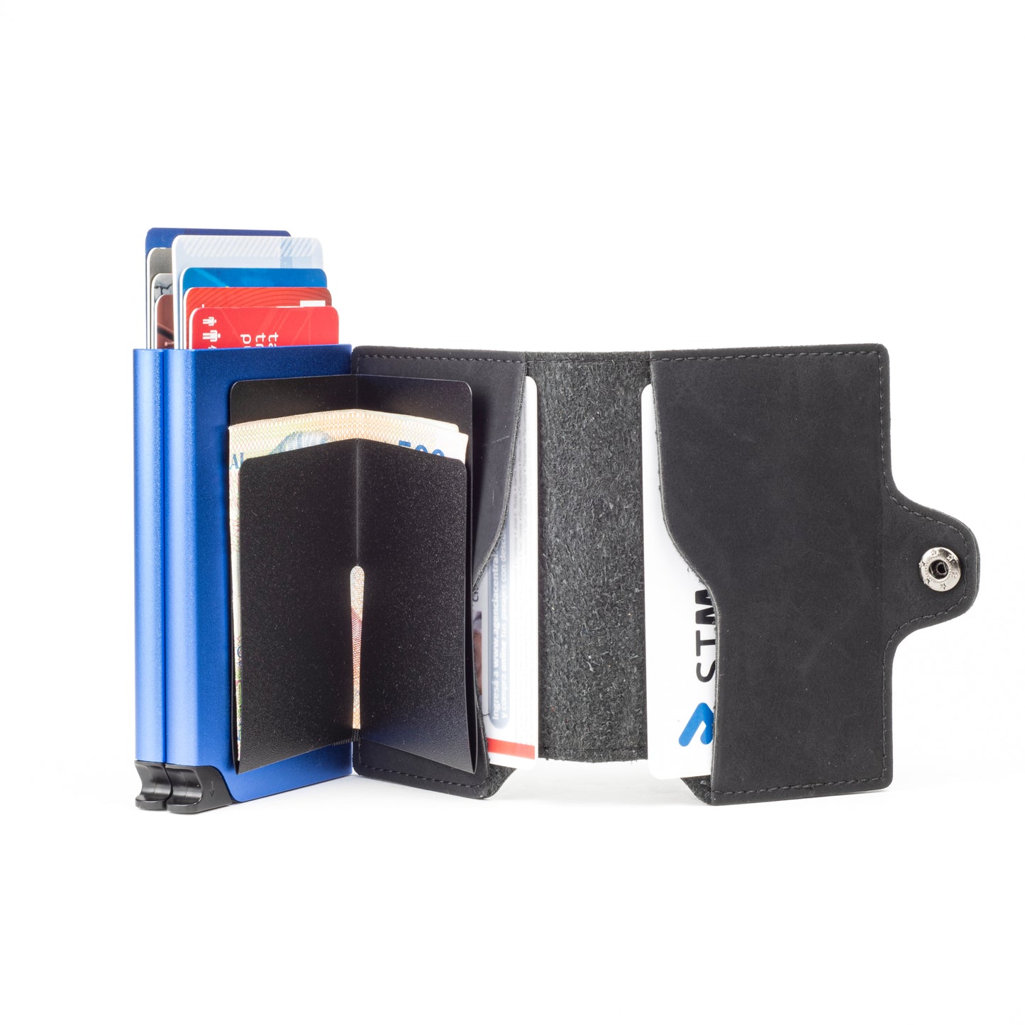 Billetera Double Kansas - Dark Blue