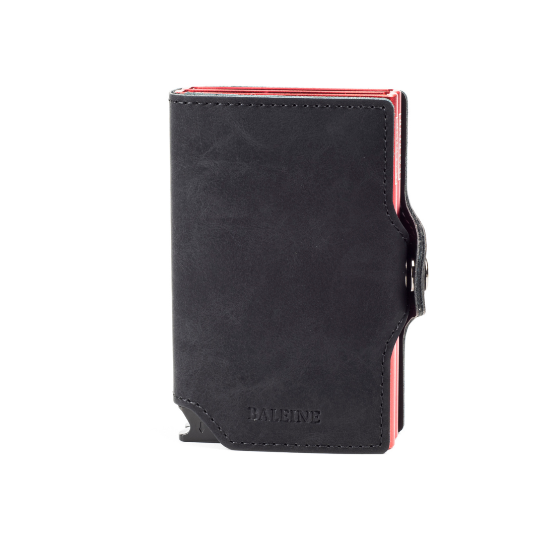 Billetera Double Kansas - Dark Red