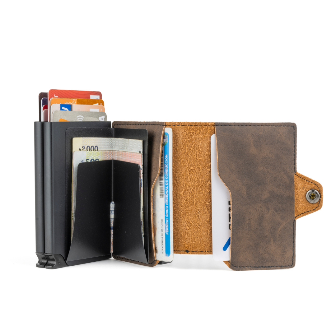 Billetera Double Kansas - Deep Brown