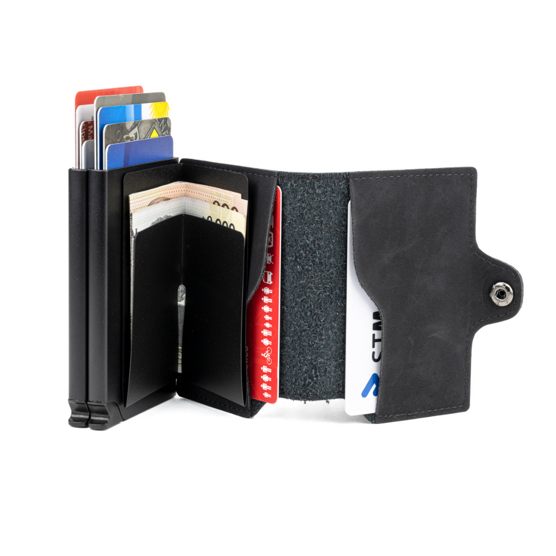 Billetera Double Kansas - Full Black