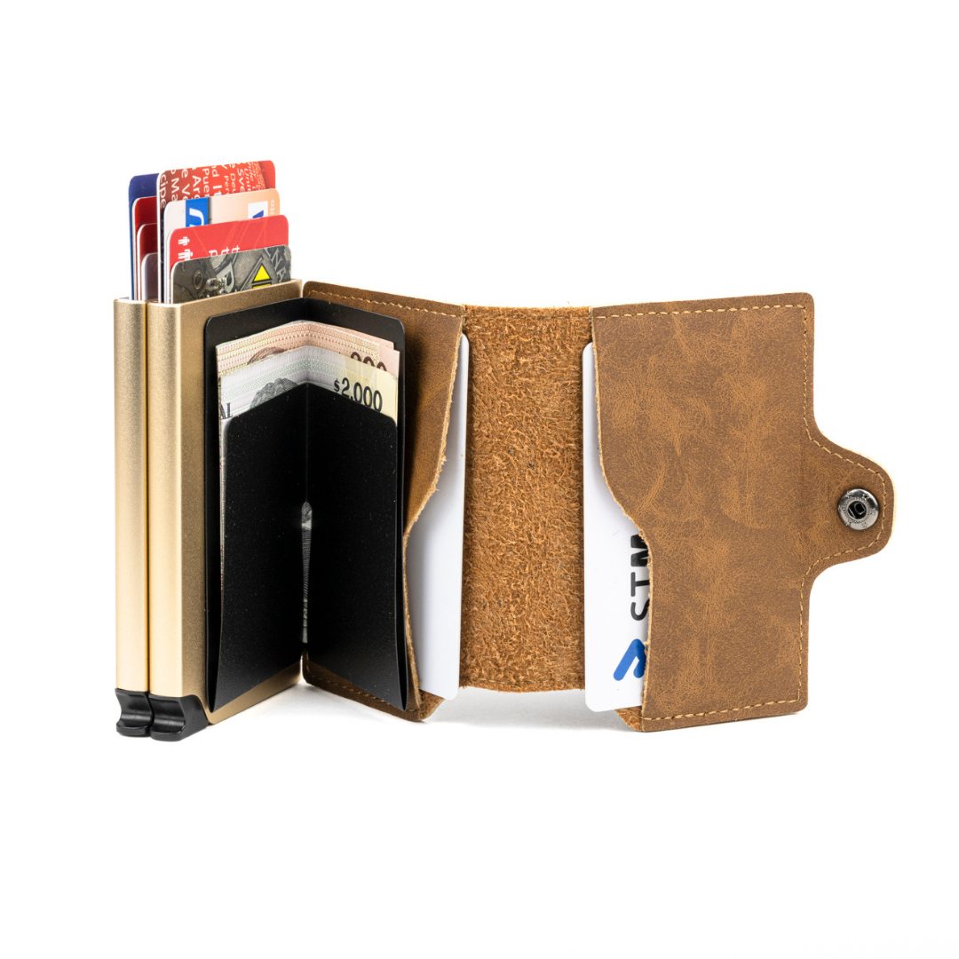Billetera Double Kansas - Golden Brown