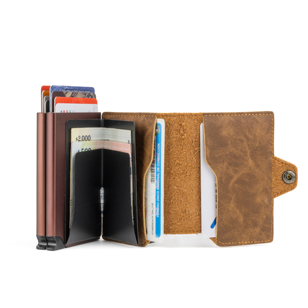 Billetera Double Kansas - Light Brown