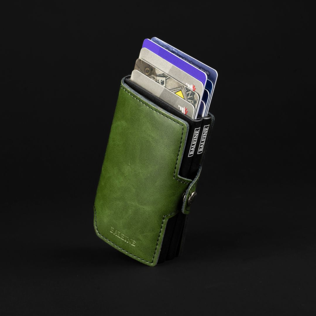 Billetera Double Kansas Zipper - Army Green