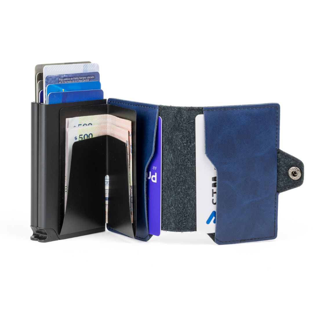 Billetera Double Kansas - Midnight Navy